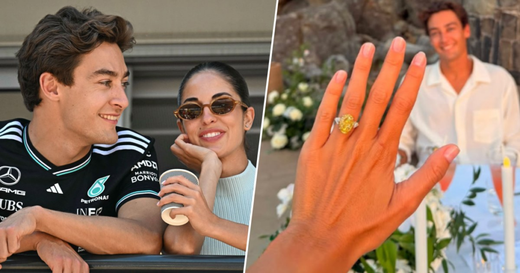 George Russell’s Yellow Engagement Ring to Carmen Montero Mundt Explained by Jewelers